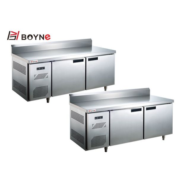 Quality Western Kitchen Workbench With Back Splash Cooling System Work Table for sale