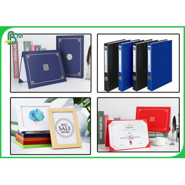 2.0MM FSC Certification Glossy Vanish Blue Color Paper Board