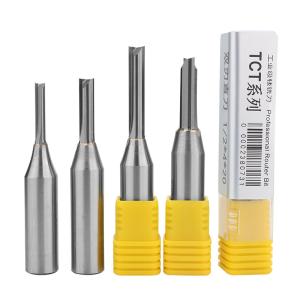 Quality Customized Cheap Price 1/2  12mm Shank TCT Two-Edged Straight Bit Router for CNC Wood Working Cutting Bit for sale Buy cheap Customized Cheap Price 1/2  12mm Shank TCT Two-Edged Straight Bit Router for CNC Wood Working Cutting Bit product