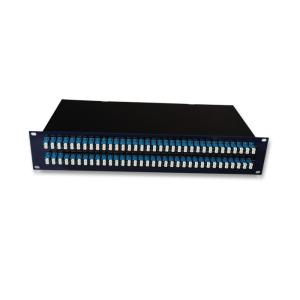 Buy cheap 1x32 and 1x64 PLC splitter in 1U & 2U patch panel For CATV Networks from wholesalers