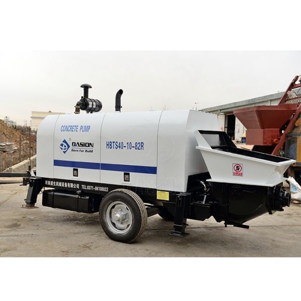 Quality Elba Diesel Trailer Concrete Pump , High Efficiency Cement Grouting Pump for sale