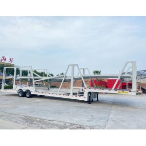 High Efficiency Two Axle Car Semi Trailer With Extendable Rear Tail