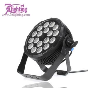 Buy cheap IP65 18Quad LED Flat PAR CAN DMX SlimPAR LED18 from wholesalers