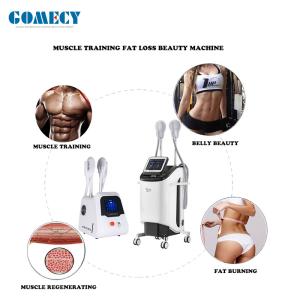 Buy cheap High Intensity Pulsed Electromagnetic RF EMS Body Slimming Massager With 2 Handles from wholesalers