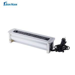 Desktop Power Socket Hidden Multifunction Office Table European Plugs Outlet