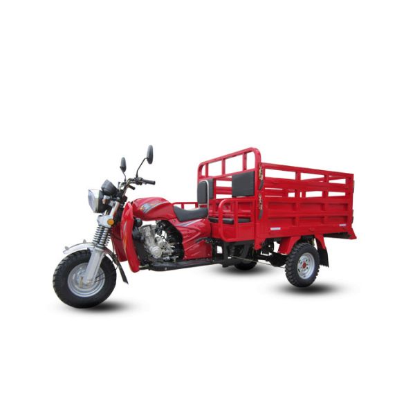 Quality Red Three Wheel Cargo Motorcycle With Passenger Seat 150CC Air Cooling Engine for sale