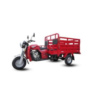 Buy cheap Red Three Wheel Cargo Motorcycle With Passenger Seat 150CC Air Cooling Engine from wholesalers