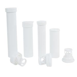 PP Material Customized White Plastic Effervescent Tablet Tube Bottle With