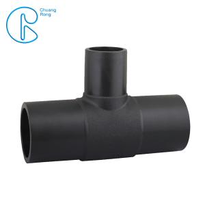 Dn 50-630mm HDPE Equal Tee Buttweld With 100% Virgin Material PE100