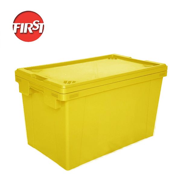 Buy cheap Collapsible Stackable Plastic Milk Crates Reusable Moving Boxes With Lids Injection from wholesalers