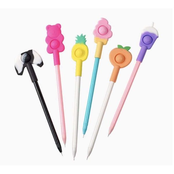 Buy cheap 2021 Popping Silicone Rainbow Pen Push Bubble Fidget Toys with Heat Sensitive Ink from wholesalers