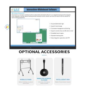 Buy cheap 98 Inch 4K LCD Interactive Smart Board from wholesalers