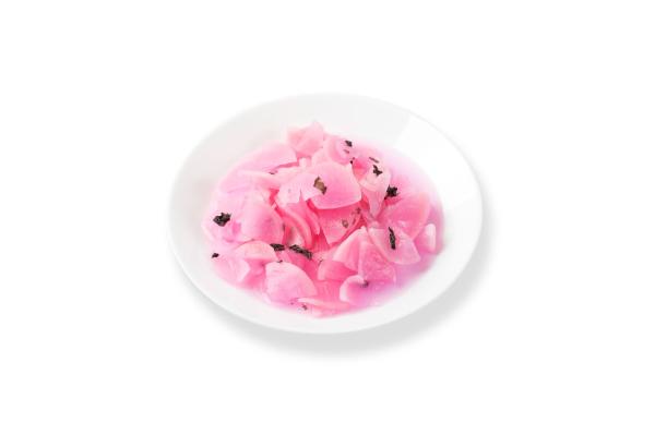 Buy cheap Bulk Sakura Zuke Pickled Food Sweet Sour Pink Radish Crisp Texture 1kg Catering Pack from wholesalers