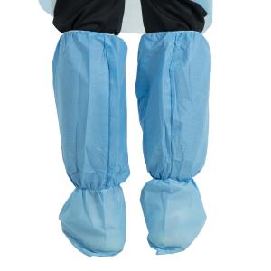 Buy cheap S&J CE OEM Waterproof Cleanroom White Blue Disposable Work Protection Boot Cover from wholesalers