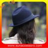Buy cheap 4190369 Sun Accessory customized winner England style fashion wool felt fedora hats,unisex hats and caps wholesaling from wholesalers