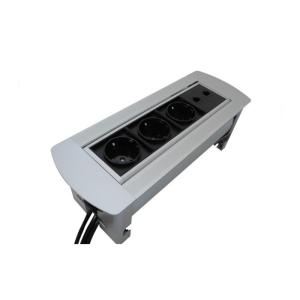 Standard Grounding Flip Up Power Outlet Modules Changeable Magnetic Clutch