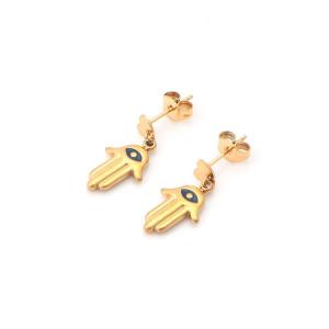 Buy cheap Light luxury niche high-end women's earrings with temperament and high-end design, stainless steel women's earrings new style from wholesalers