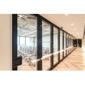 Customizable Movable Glass Partition Walls With Aluminum Frame