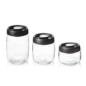 Buy cheap Wholesale Vacuum Jar Food Storage Canister Transparent Borosilicate Glass With product