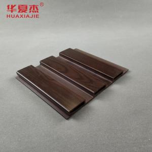 Buy cheap Black Walnut Wpc Fluted Wall Panel Printing Surface Waterproof And Easy To Clean from wholesalers