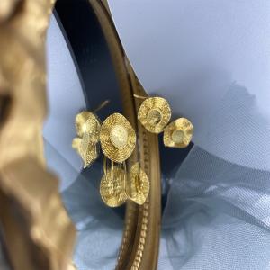 Buy cheap Minimalist 18K Gold Plumeria Flower Earrings from wholesalers