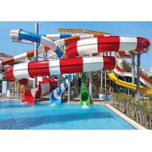 Buy cheap 480 Persons / Hr Custom Fiberglass Water Slides For Adults from wholesalers