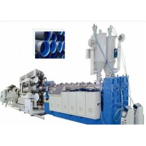 Buy cheap Fully automatic Single Screw Extruder Machine PVC Double Wall Corrugated Pipe Making from wholesalers