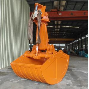 Buy cheap 24-38 Ton Mechanical Grab Bucket Excavator Clamshell Bucket For PC240 ZX360 CAT324 Cat Hitachi Sanny from wholesalers