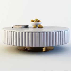 Buy cheap Matte Customized Coffee Table Contemporary 45cm Italian Marble from wholesalers