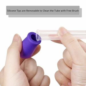 Buy cheap Pipettes Droppers Silicone 5ml Clear Medicine Eye Dropper For Kids With Bulb Tip & Brush For Candy Mold, Gummy from wholesalers