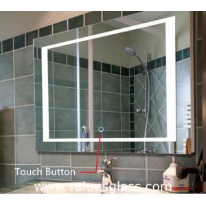 Buy cheap LED Illuminated Bedroom Mirrors , Custom Size Bathroom Mirror With Lights product