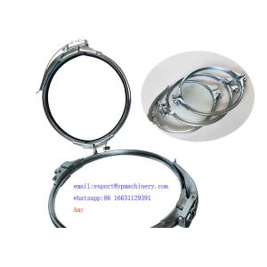 China 200mm Airtight Quick Release Galvanized Pipe Clamp on sale