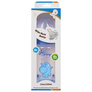 Buy cheap Wide Neck 12oz 330ml Silicone PP Arc Baby Feeding Bottle from wholesalers
