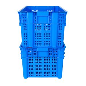 Buy cheap Moving Fruit Agricultural Vented Mesh Plastic Crate with PP Material and Ventilation from wholesalers