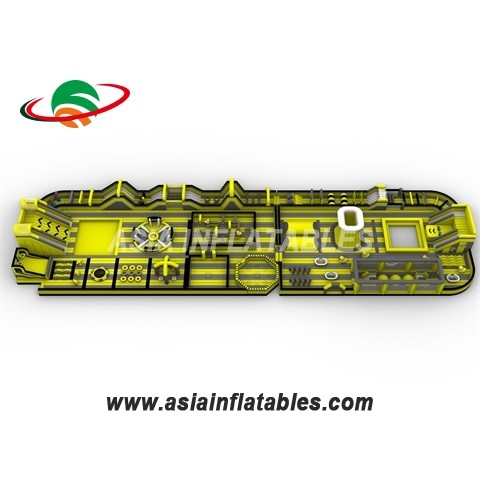 Buy cheap 40 X 20M Indoor Obstacle Course Inflatable Theme Park from wholesalers