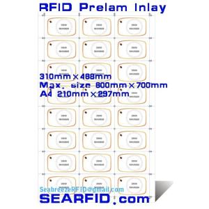 RFID Prelam Inlay Layout, LF Prelam Inlay, HF Prelam Inlay, UHF Prelam Inlay,