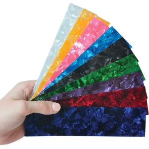 Plastic Tortoise Shell Celluloid Sheet High Gloss 0.17mm-2mm Celluloid Film