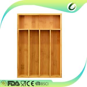 Buy cheap Convenient Popular Wooden Silverware Holder , Stackable Kitchen Drawer Organizer from wholesalers