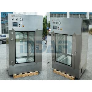 Buy cheap High Durability Stainless Steel Pass Box Wall / Floor Mounted Door With Viewing Glass from wholesalers