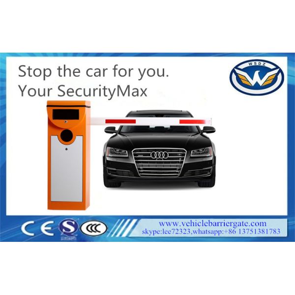 Quality 2mm Thickness Galvanized Steel Automatic Vehicle Gates With LED Screen 80W for sale