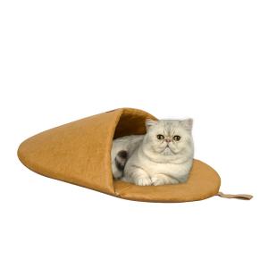 Buy cheap Novelty Paper Cooling Pet Mat Tunnel Cat Bed Yellow Green from wholesalers