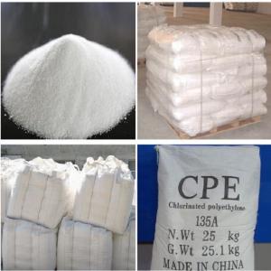 Buy cheap Impact Modifier CAS 63231-66-3 CPE Chemical Auxiliary Agent from wholesalers