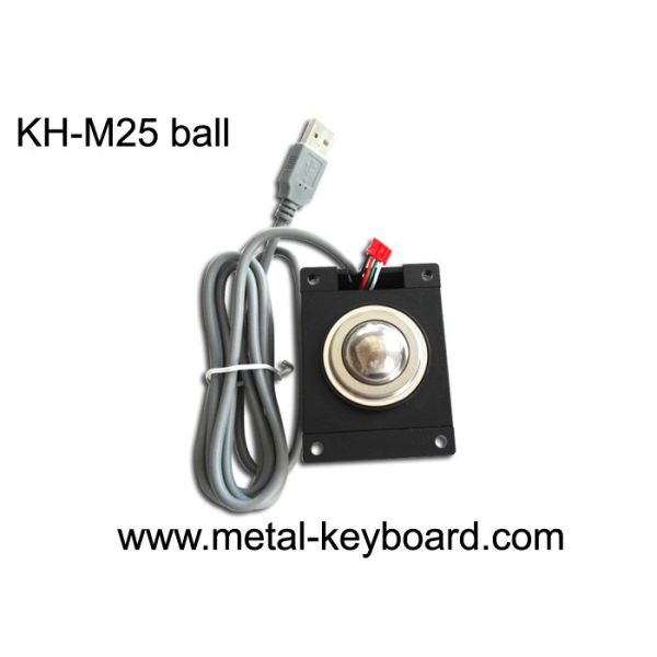 Quality IP65 Rated Industrial Trackball Mouse , Stable 25MM Laser Trackball Module for sale