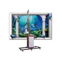 Buy cheap CMYKW UV Ink 120W 3D Wall Printer Robot 10
