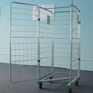 Buy cheap Warehouse Logistics Trolley Folding Rolling / Storage Pallet Container Trolley from wholesalers