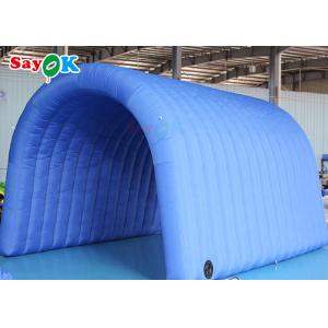 Navy Blue Custom Inflatable Tunnel 5x5x3mH Inflatable Football Entrance