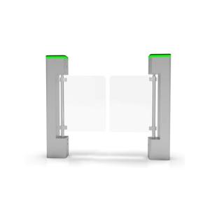 SUS304 Swing Turnstile Gate Stainless Steel IR Swing Barrier Turnstile