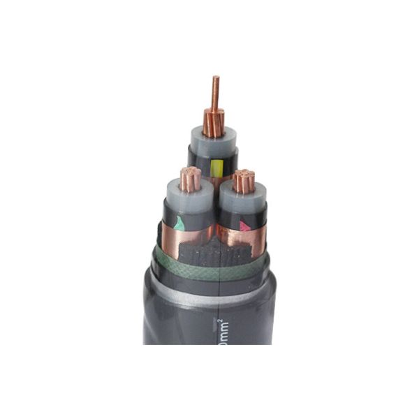 Quality XLPE Insulated Copper Conductor Steel Tape Screen Medium Voltage Power Cable 3*120mm2 for sale