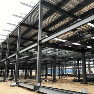 Buy cheap Hot Dipped Galvanized Steel Structure Warehouse , Prefabricated Warehouse Construction from wholesalers