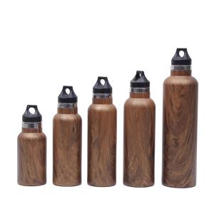 Buy cheap Leather Top Handle Insulated Drinks Bottle Double Wall Type from wholesalers